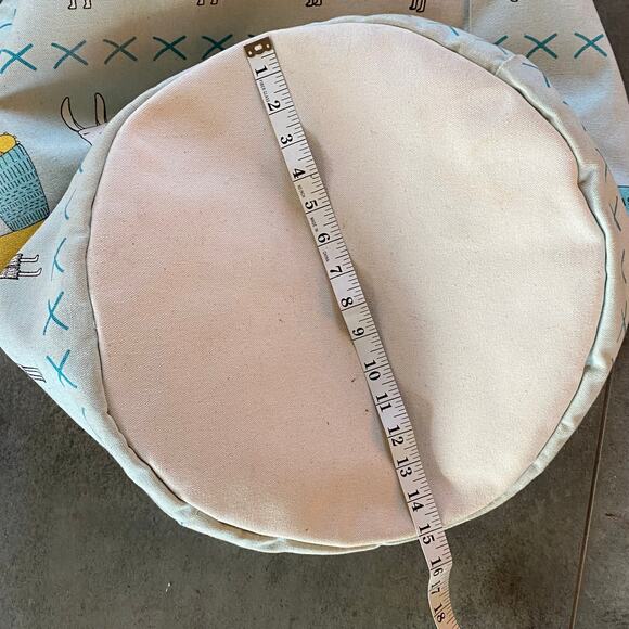 Danica Studio Extra Large! 20"T x 15"W Lama Print Canvas Tote Bag PRISTINE!! - Picture 7 of 8